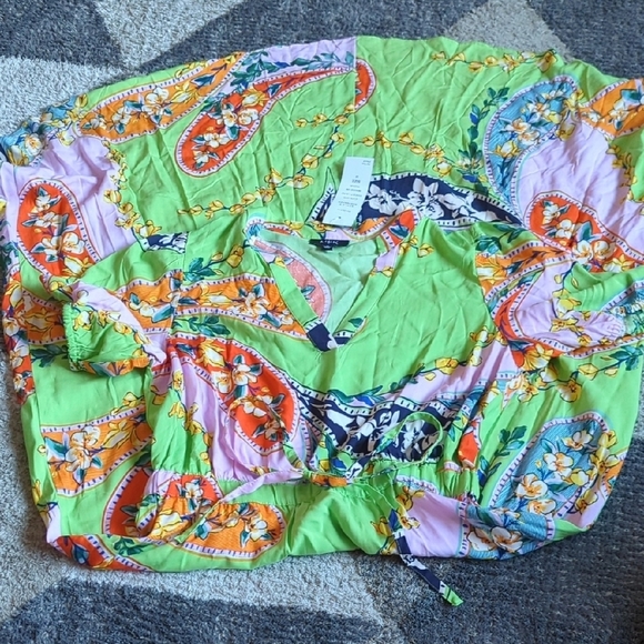Colorful Paisley Dress sweet lilac made in India maxi hi low MSK - Picture 1 of 8